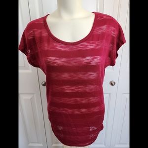 Sheer Striped Blouse